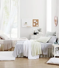 Laura Ashley LA Classics Ticking Stripe Ruffled Bed Skirt