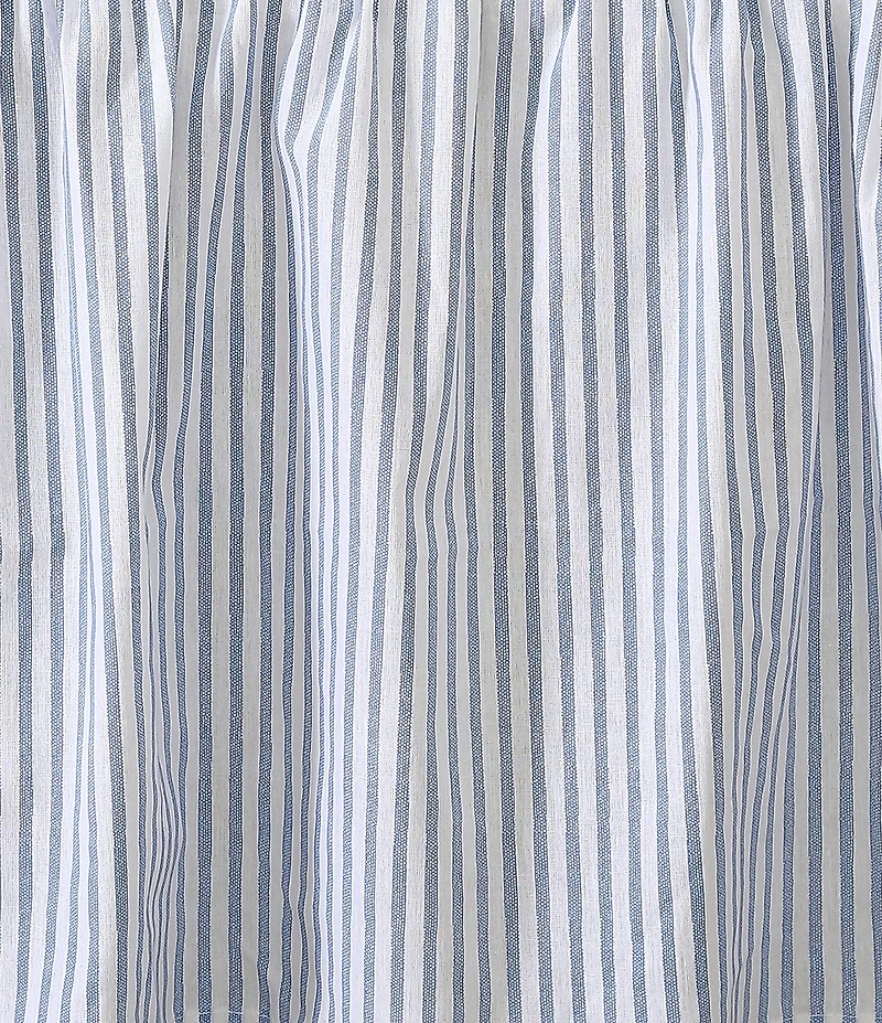 Laura Ashley LA Classics Ticking Stripe Ruffled Bed Skirt