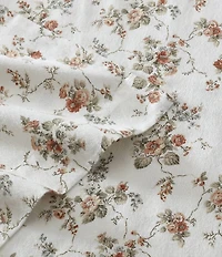 Laura Ashley Le Fleur Cotton Flannel Sheet Set