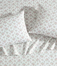 Laura Ashley Leanna Rose Cotton Percale Sheet Set