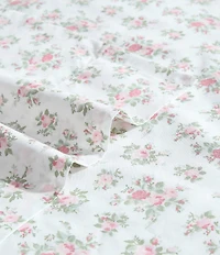 Laura Ashley Leanna Rose Cotton Percale Sheet Set