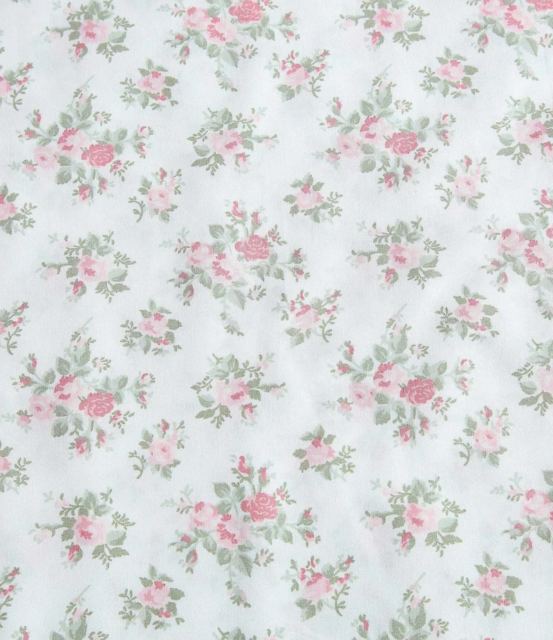 Laura Ashley Leanna Rose Cotton Percale Sheet Set