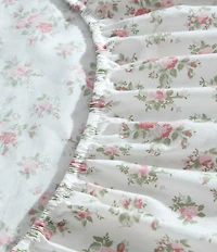 Laura Ashley Leanna Rose Cotton Percale Sheet Set