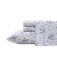 Laura Ashley Lilian Floral Cotton Sateen 4-Piece Sheet Set