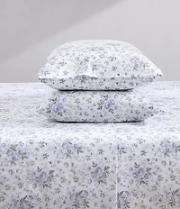 Laura Ashley Lilian Floral Cotton Sateen 4-Piece Sheet Set