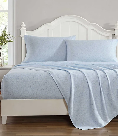 Laura Ashley Little Vines Cotton Sateen Sheet Set