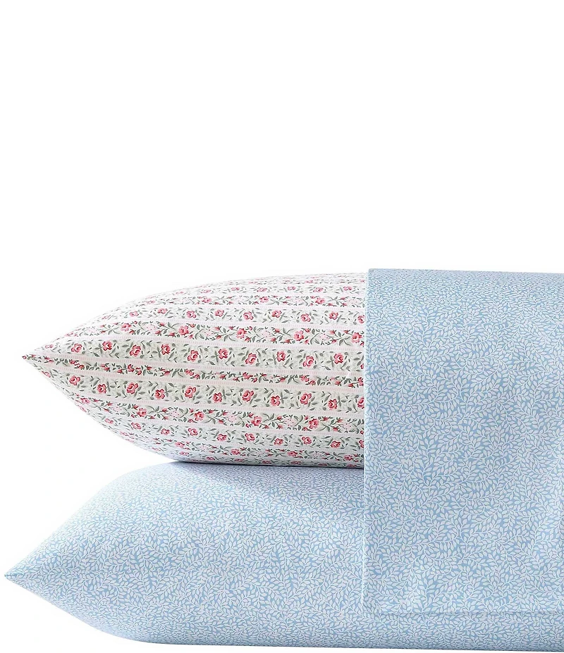 Laura Ashley Little Vines Cotton Sateen Sheet Set