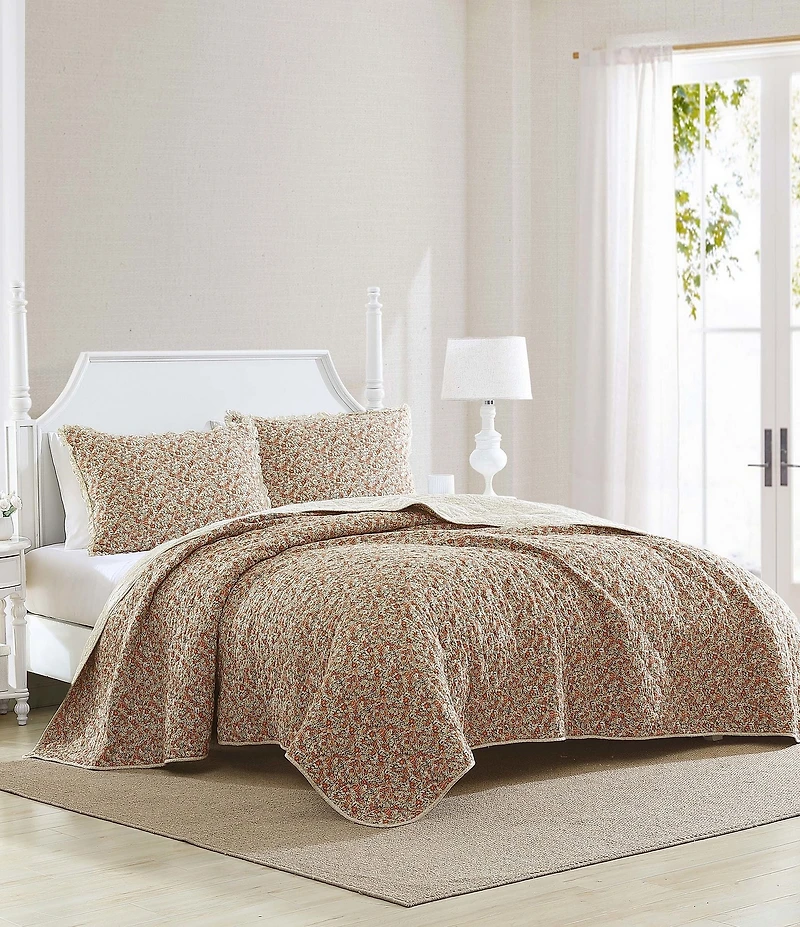 Laura Ashley Loveston Cotton Reversible Quilt Mini Set
