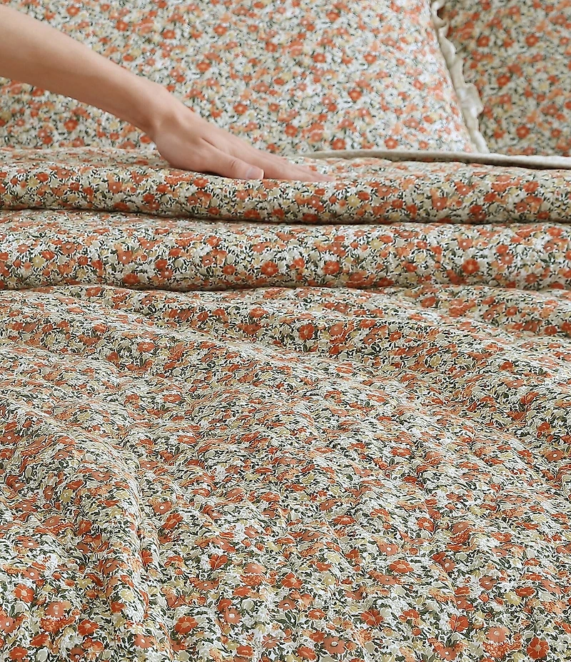 Laura Ashley Loveston Cotton Reversible Quilt Mini Set