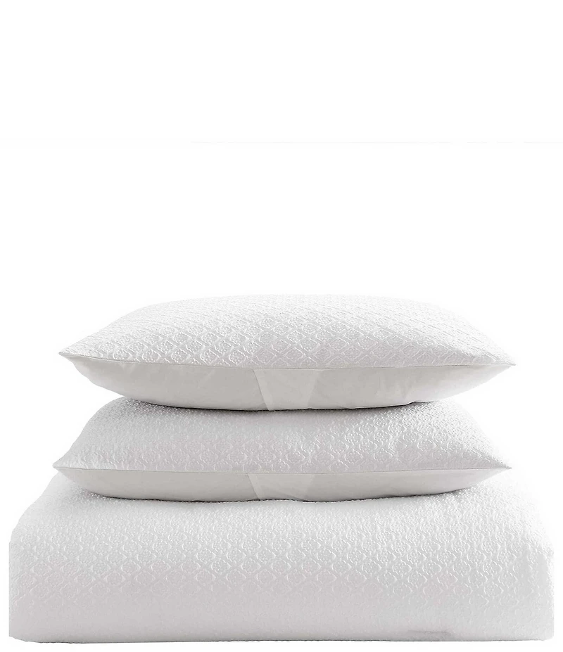 Laura Ashley Margaret Embossed Diamond Textured Bed in a Bag Set