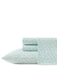 Laura Ashley Margate Shells Print Bright Percale Cotton Sheet Set