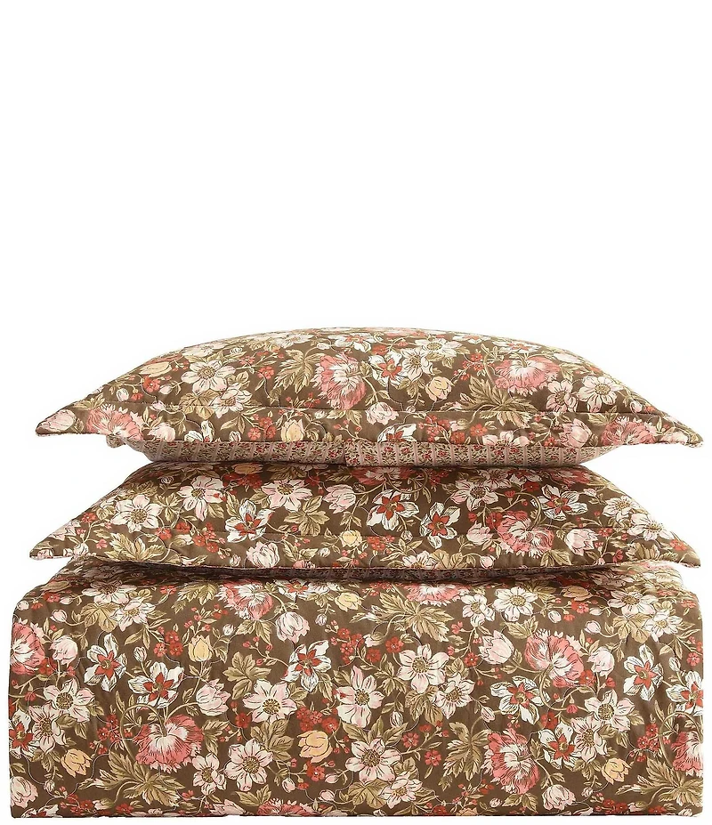 Laura Ashley Marta Floral Cotton Reversible Quilt Mini Set