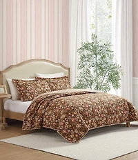 Laura Ashley Marta Floral Cotton Reversible Quilt Mini Set