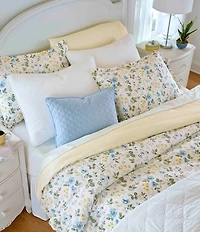 Laura Ashley Meadow Floral Blue Duvet Cover Mini Set
