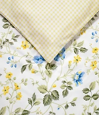 Laura Ashley Meadow Floral Blue Duvet Cover Mini Set