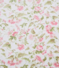 Laura Ashley Morning Gloria Pink Ruffled Edge Throw Blanket