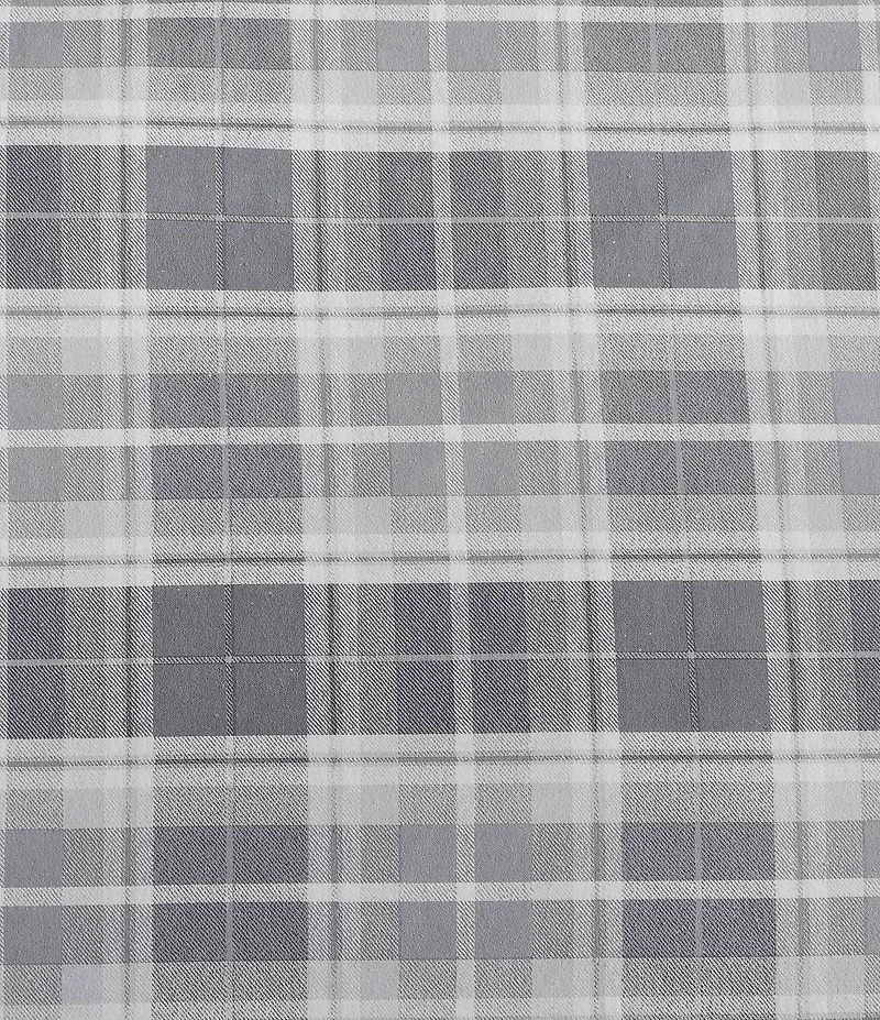 Laura Ashley Mulholland Plaid Blue Flannel Cotton Sheet Set
