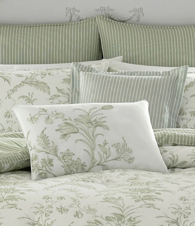 Laura Ashley Natalie Floral Toile 6-Piece Comforter Set
