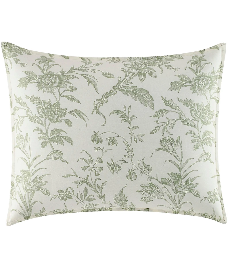 Laura Ashley Natalie Floral Toile 6-Piece Comforter Set
