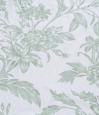 Laura Ashley Natalie Floral Toile Tie Up Window Valance
