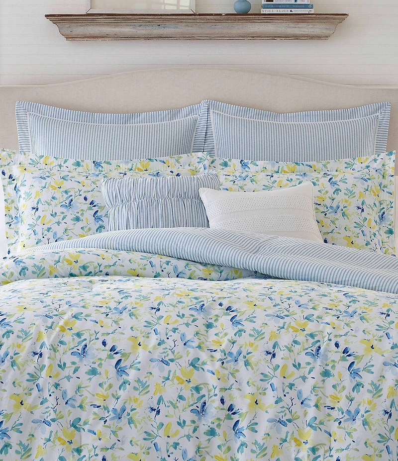 Laura Ashley Nora Floral 6-Piece Comforter Set