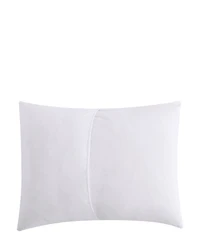 Laura Ashley Norah Solid Microfiber White Comforter Mini Set