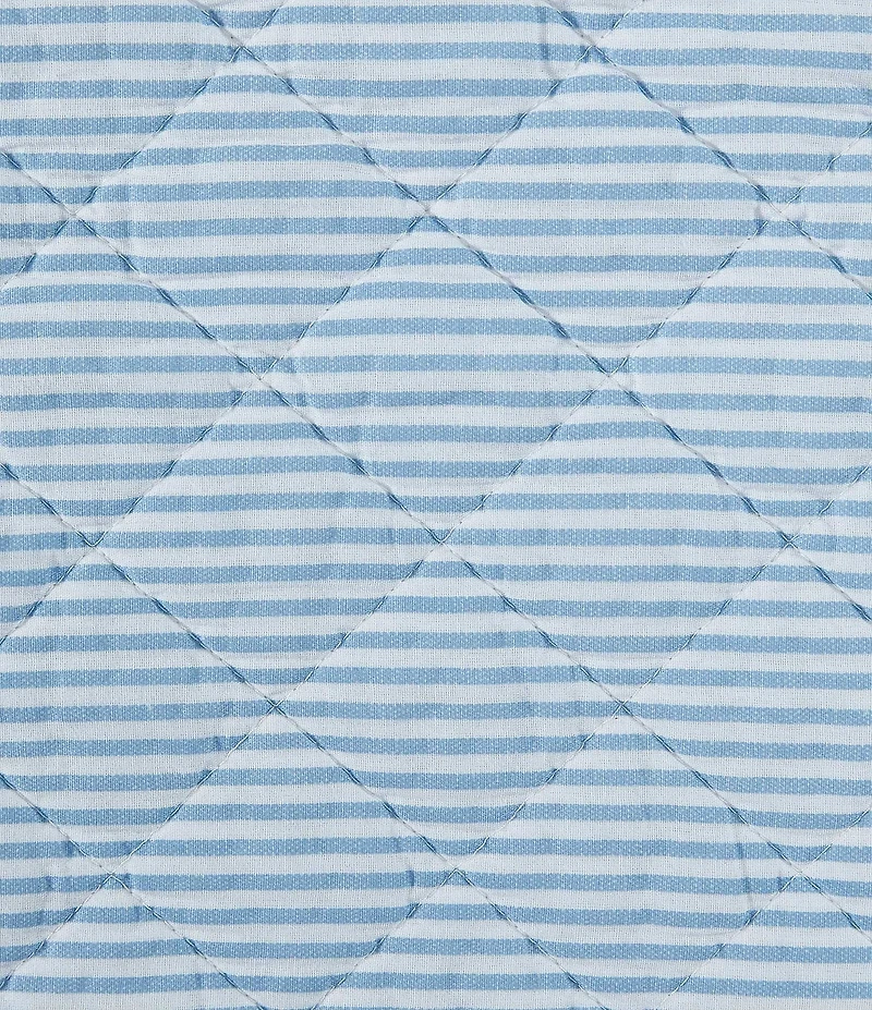 Laura Ashley Oxford Stripe Reversible Quilt Mini Set