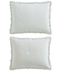 Laura Ashley Oxford Stripe Reversible Quilt Mini Set