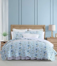 Laura Ashley Peony Garden Reversible Mini Quilt Set