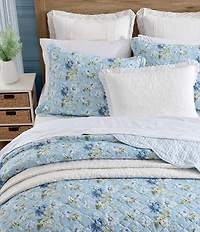 Laura Ashley Peony Garden Reversible Mini Quilt Set