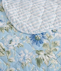Laura Ashley Peony Garden Reversible Mini Quilt Set