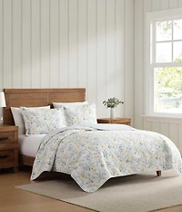 Laura Ashley Poppy Meadow Cotton Reversible Quilt Mini Set