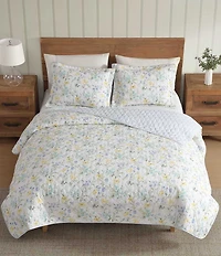 Laura Ashley Poppy Meadow Cotton Reversible Quilt Mini Set