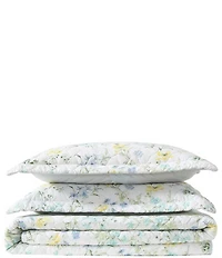 Laura Ashley Poppy Meadow Cotton Reversible Quilt Mini Set