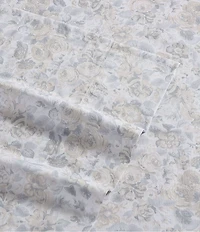 Laura Ashley Quartet Cotton Sateen Floral Pattern Sheet Set