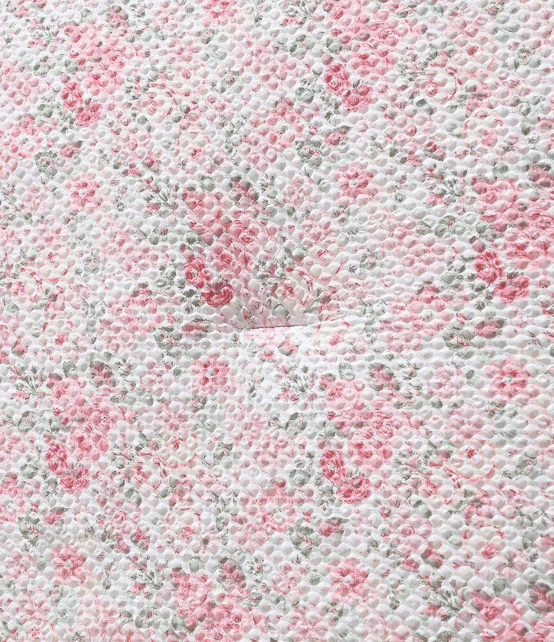 Laura Ashley Quartet Microfiber Reversible Pink Bed in a Bag Set