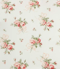 Laura Ashley Ribbon Bouquet Cotton Reversible Comforter Mini Set