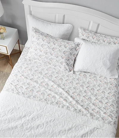 Laura Ashley Rosalie Floral Cotton Flannel Sheet Set