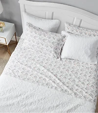 Laura Ashley Rosalie Floral Cotton Flannel Sheet Set