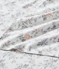Laura Ashley Rosalie Floral Cotton Flannel Sheet Set