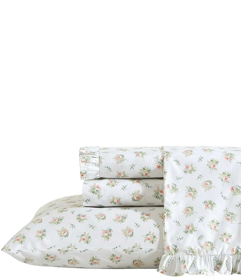 Laura Ashley Roseford Cotton Percale Sheet Set