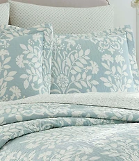 Laura Ashley Rowland Floral Damask Quilt Mini Set