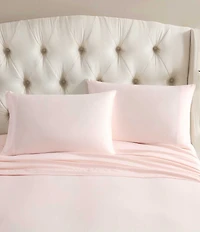 Laura Ashley Satin Bliss Microfiber Pillowcase Pair