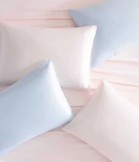Laura Ashley Satin Bliss Microfiber Pillowcase Pair