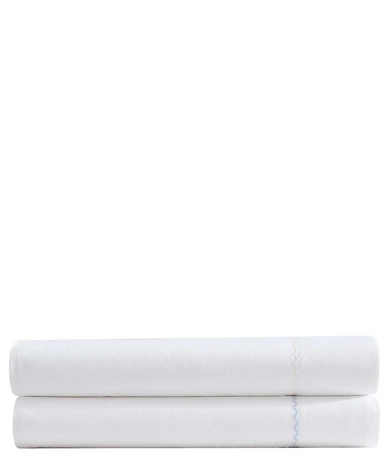 Laura Ashley Scallop Embroidered Cotton Sheet Set