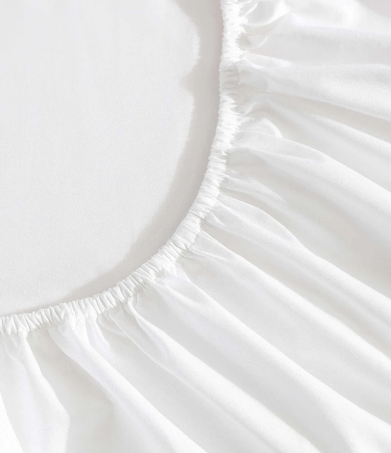 Laura Ashley Scallop Embroidered Cotton Sheet Set