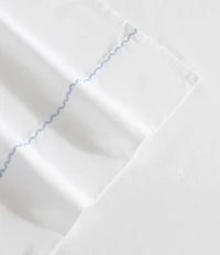 Laura Ashley Scallop Embroidered Cotton Sheet Set