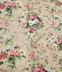 Laura Ashley Serene Dream Floral Print Cotton Percale Sheet Set