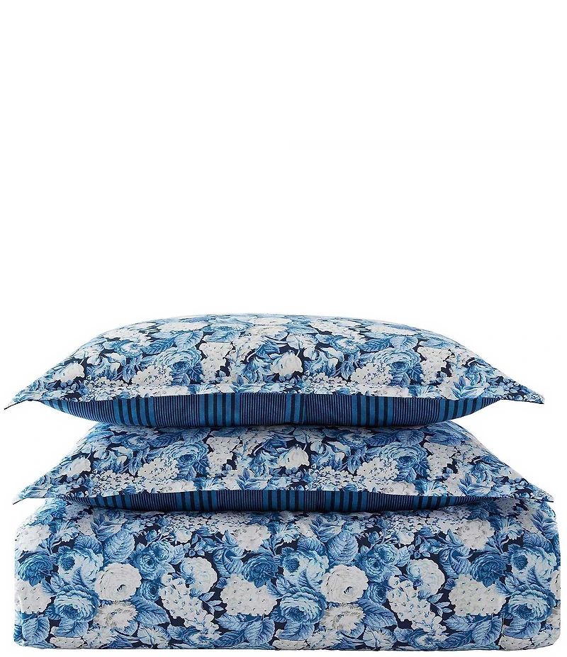 Laura Ashley Sweet Memories Reversible Comforter Mini Set