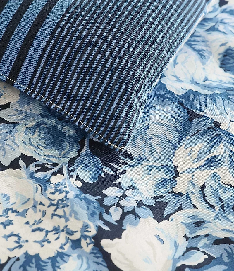 Laura Ashley Sweet Memories Reversible Comforter Mini Set